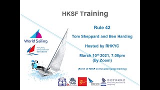 RHKYC - HKSF Training - Sailing Rule 42