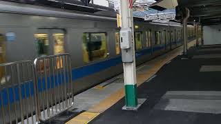 小田急4000形4054F編成松戸駅発車