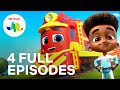 Mighty Express Season 1 Full Episode 1-4 Compilation 🚂 Netflix Jr