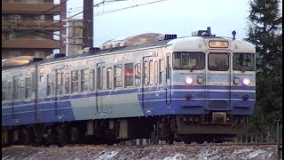 115系新ﾆｲN13編成　信越本線上り快速新井行き3372M　新潟→新井