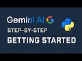 Getting Started With Google Gemini AI Python Library | Step-By-Step Tutorial