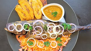 CAMEROONIAN ROASTED HORSE Mackerel || Burning Fish|| Oven Grilled|| SOLISHY'S CUISINE