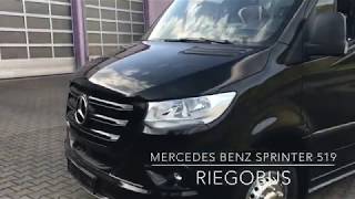 Neufahrzeug Mercedes Benz Sprinter 519 mit Reise-Komfortausstattung | Typ 907, 24 Sitzplätze schwarz