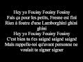 La Fouine - A Bout des Bras (Lyrics on Screen)