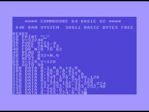 C64 Sprite With Basic Youtube
