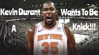 BREAKING NEWS: Durant Talks Knicks Rumors+MOVES BUSINESS TO NYC! 2018-19 NBA Season