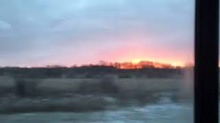 Beautiful Morning Sky From Martin, Michigan to Wayland, Michigan (Silent Time Lapse)