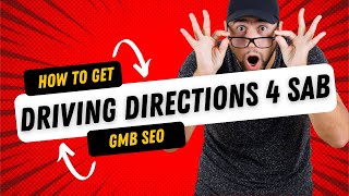 how to find driving directions for an SAB GMB | Rank more areas with Google maps seo & proximity