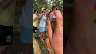 Blindfolded Water Bottle Swing CHALLENGE! #shorts