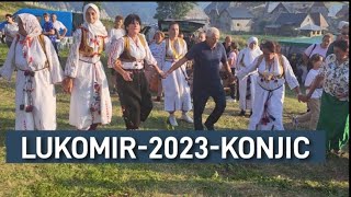 🥀🥀Lukomir-2023-Konjic -Teferič,narodno veselje,kolo                    🎹Amko Bend🎹🏵️