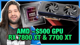 AMD RX 7700 XT & RX 7800 XT GPU Specs, Price, & Release Date (& FSR3)