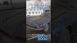 Abandoned Datsun 260Z Barn Find: First Wash in 22 Years | Satisfying Detailing Transformation!