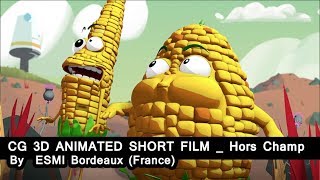 ▶️CG 3D ANIMATED SHORT FILM _ Hors Champ _ By  ESMI Bordeaux (France)