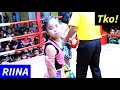 รีนะ อัด กุหลาบดำยอดมวยเด็กเต็มใจชกทั้ง2ฝ่ายจ้าTko! RIINAvsKulabDam!女子ムエタイGirls muay thai!