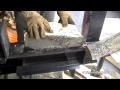 splitting fresh cut ash