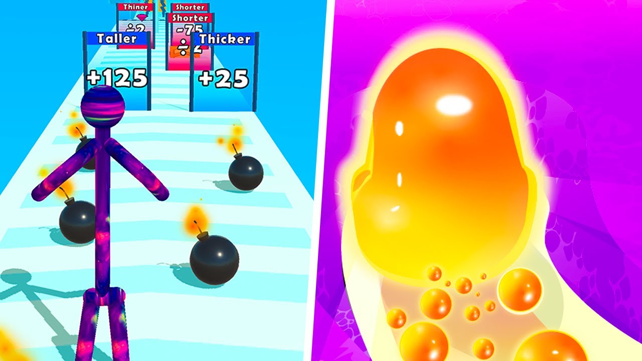 Play 5555 Video Games Blob Man Runner Jelly Raid 1тнрmax Level