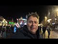 review kerstmarkt ieper met kerststoet van tractoren 2024