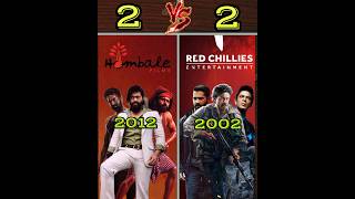 hombalefilms vs redchillies production house full comparison video//#srk #yash #prabhas #salaar #ff