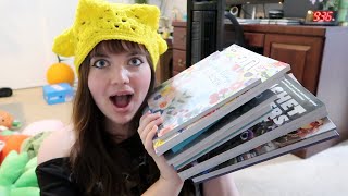 crochet with me + crochet pattern book haul