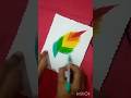 Rainbow feather| feather painting|#feather, #feathers ,#shorts ,#viral