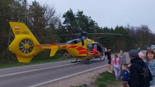 Lotnicze Pogotowie Ratunkowe. Akcja 🚁🚒 Augustów.