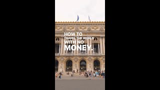 how travel world with no money? read description! ✅ #shorts #travel