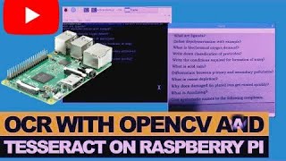 OCR (Optical Character Recognition) Using Raspberry Pi and python |#OCR,#East Text Detection|#CV