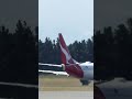 Qantas 737 Takeoff CHC #shorts #plane