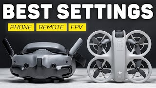 The Best DJI NEO Settings - Full Menu Walkthrough \u0026 Setup