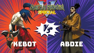 Kebot vs Rajkumar (Abdie) (Samurai shodown V special) GGPO indonesia casual match