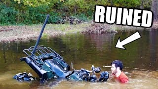 I SUNK my FOUR WHEELER.