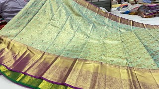 Kanjivaram SilkSarees Bridal Wear collection || In ByrappaSilks#ChickpetBangalore#Silkssarees