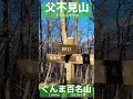 ぐんま百名山　no.72 父不見山　ててみえずやま　ててみえ　ててみえじ　など　読み仮名がいくつかあり、どれが正しいのか・・・