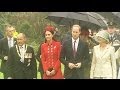 Prince William and Kate welcomed at Government House