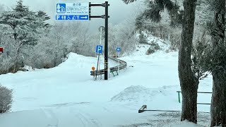 ３７１号線  雪の龍神スカイライン