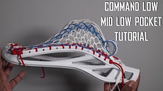 Under Armour Command Low Lacrosse Head Stringing Tutorial