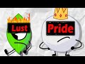 The 7 Deadly Sins as BFDI