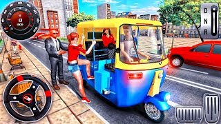 Modern Tuk Tuk Rickshaw Driving City Mountain - Android GamePlay