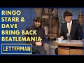 Ringo Starr Remembers The Beatles' First Appearances On The Ed Sullivan Show | Letterman