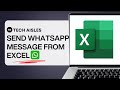 SEND WHATSAPP MESSAGE FROM EXCEL
