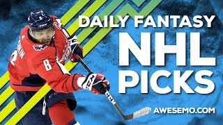 NHL DFS STRATEGY MON 1014 YAHOO DRAFTKINGS FANDUEL FANTASYDRAFT
