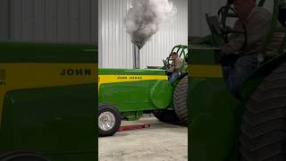 Start up the 830 John Deere!! #johndeere #prostock #tractorpulling