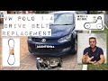 VW Polo 1.4 Drive Belt Replacement, how to change serpentine belt