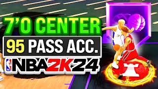 THE POWER OF A 95 PASS ACCURACY CENTER IN NBA 2K24!