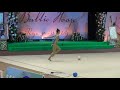 Polina Berezina ESP ball Baltic Hoop 2019