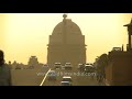 Evening view of Rashtrapati Bhavan, Parliament House and India Gate