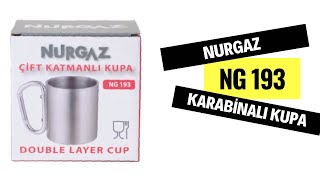 NURGAZ CAMPOUT NG-193 KARABİNALI ÇİFT KATMANLI KAMP KUPASINI DETAYLARI İLE İNCELEDİM