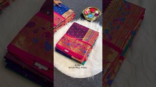 Brocade border semi paithani sarees | Vidhate paithani, yeola