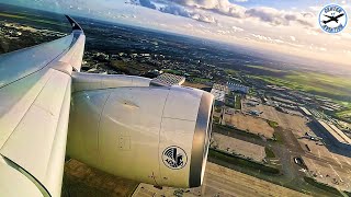 (LOUD A350 ROAR) Air France A350-900 Takeoff Paris CDG Airport