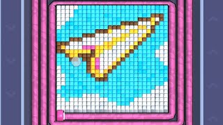 Pixel Flow Level 376. Walkthrough Gameplay